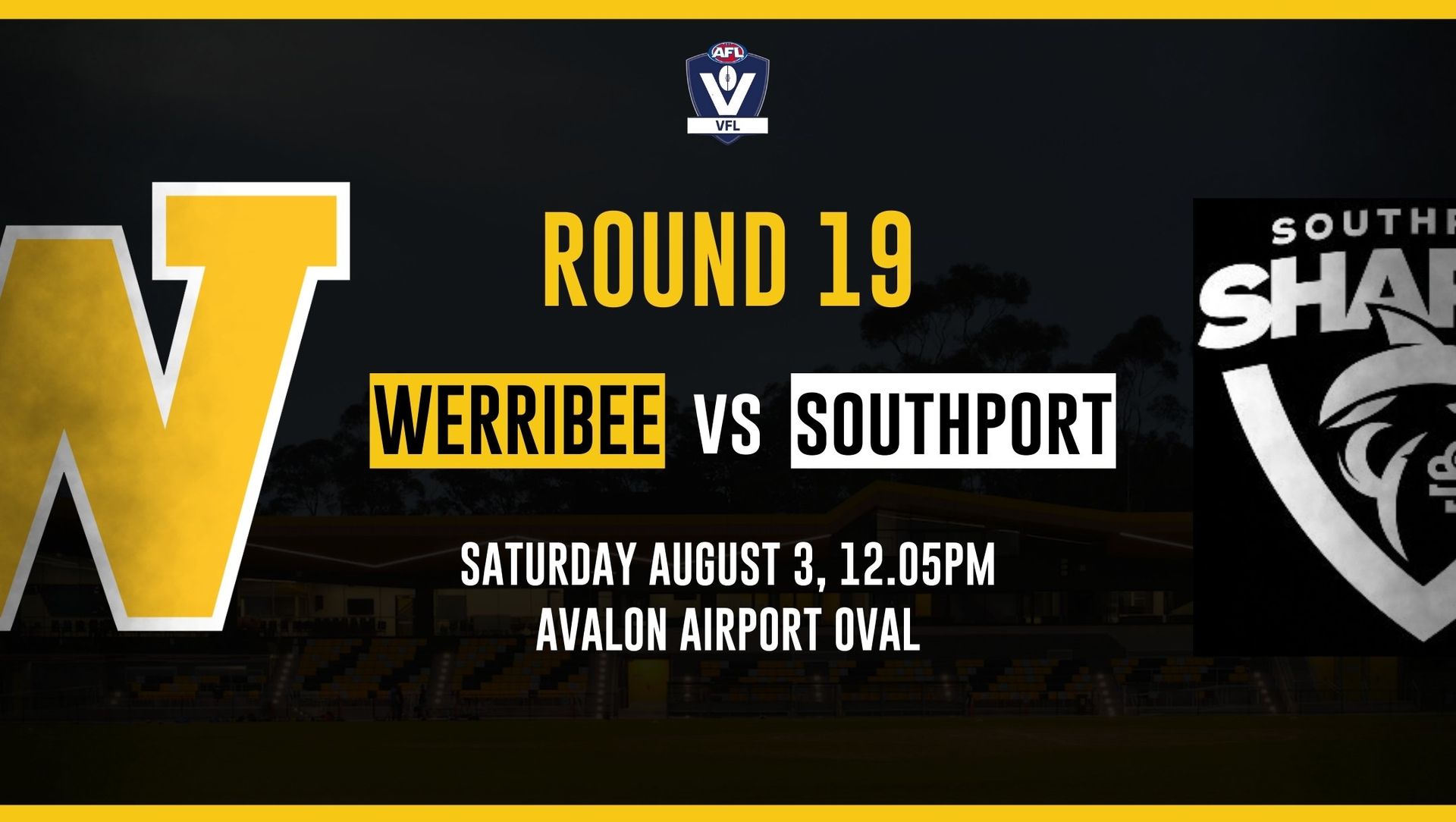 VFL Round 19: Werribee vs Southport