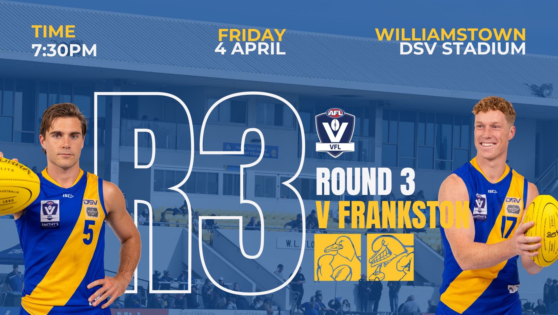 2025 VFL - Round 3 - Williamstown v Frankston