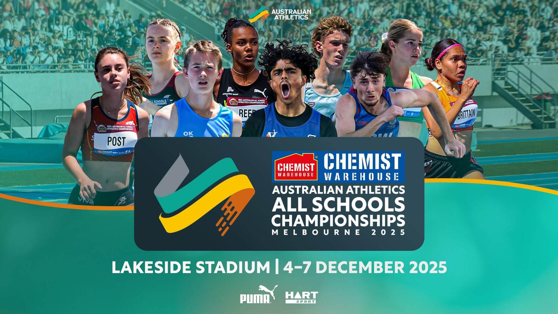 2025 Chemist Warehouse Australian Athletics All Schools Championships