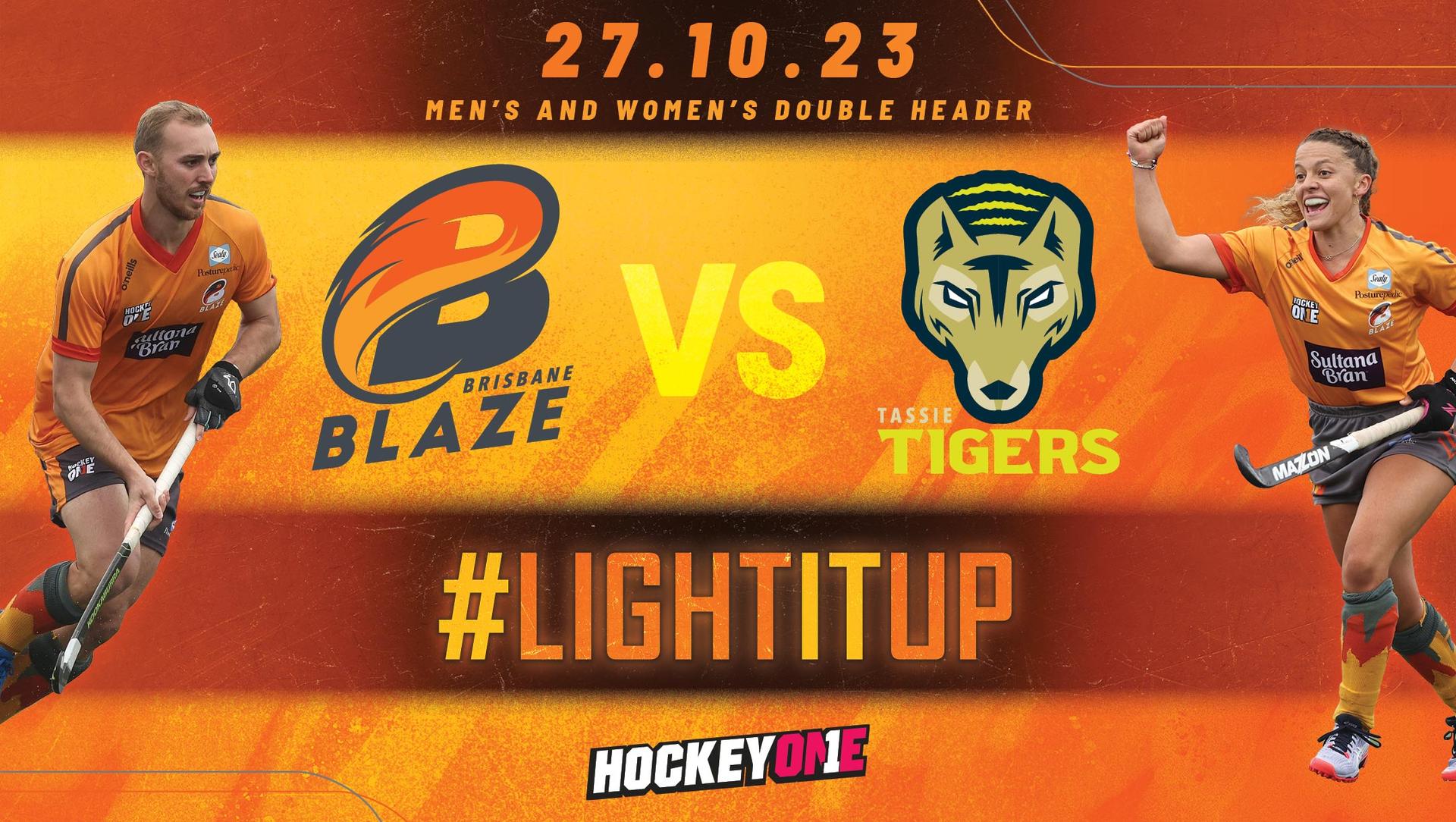 Brisbane Blaze v Tassie Tigers Brisbane Blaze v Tassie Tigers